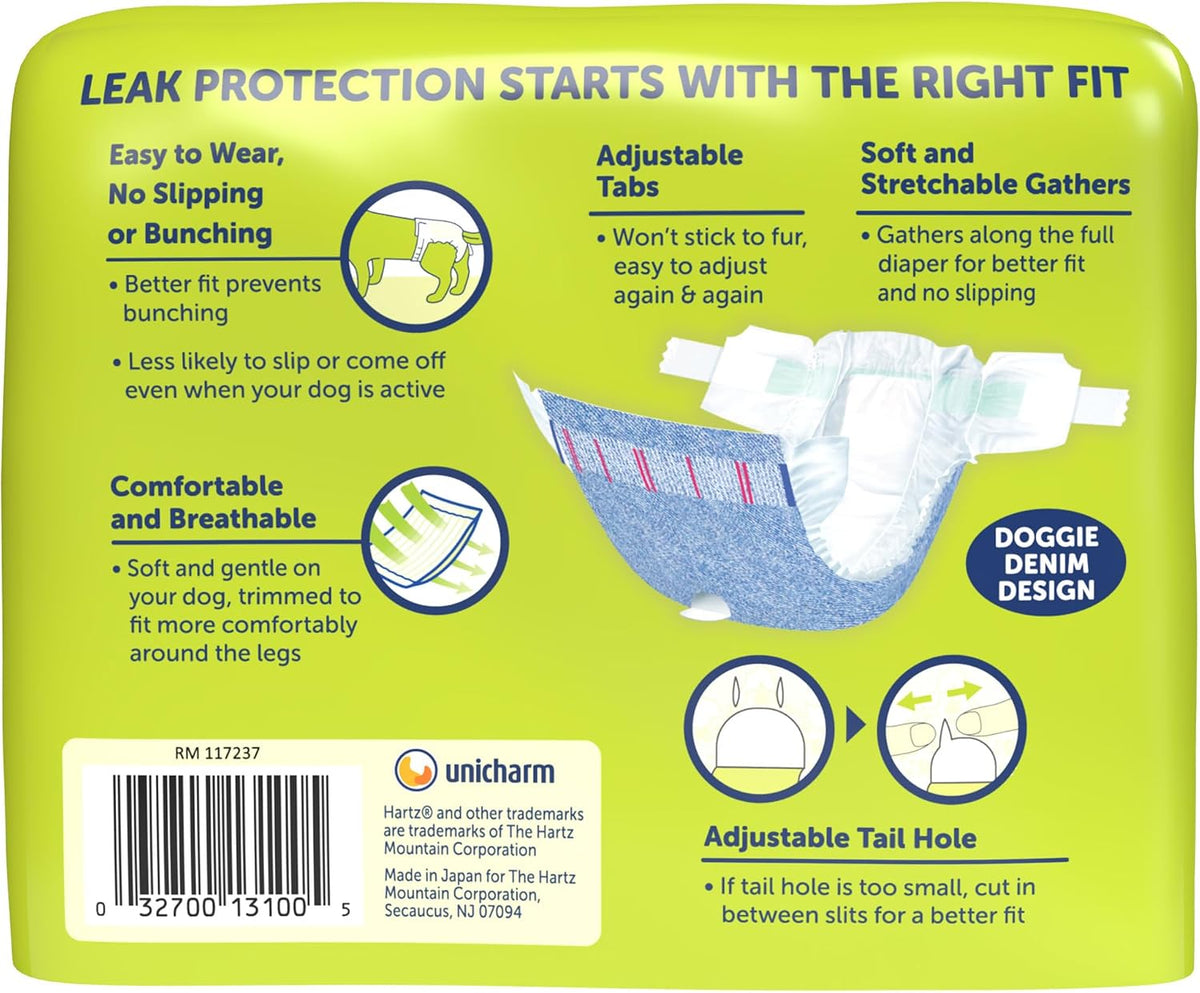 Hartz Disposable Dog Diapers, Size S 36 count - Trial Pack / Extra Small - image 2