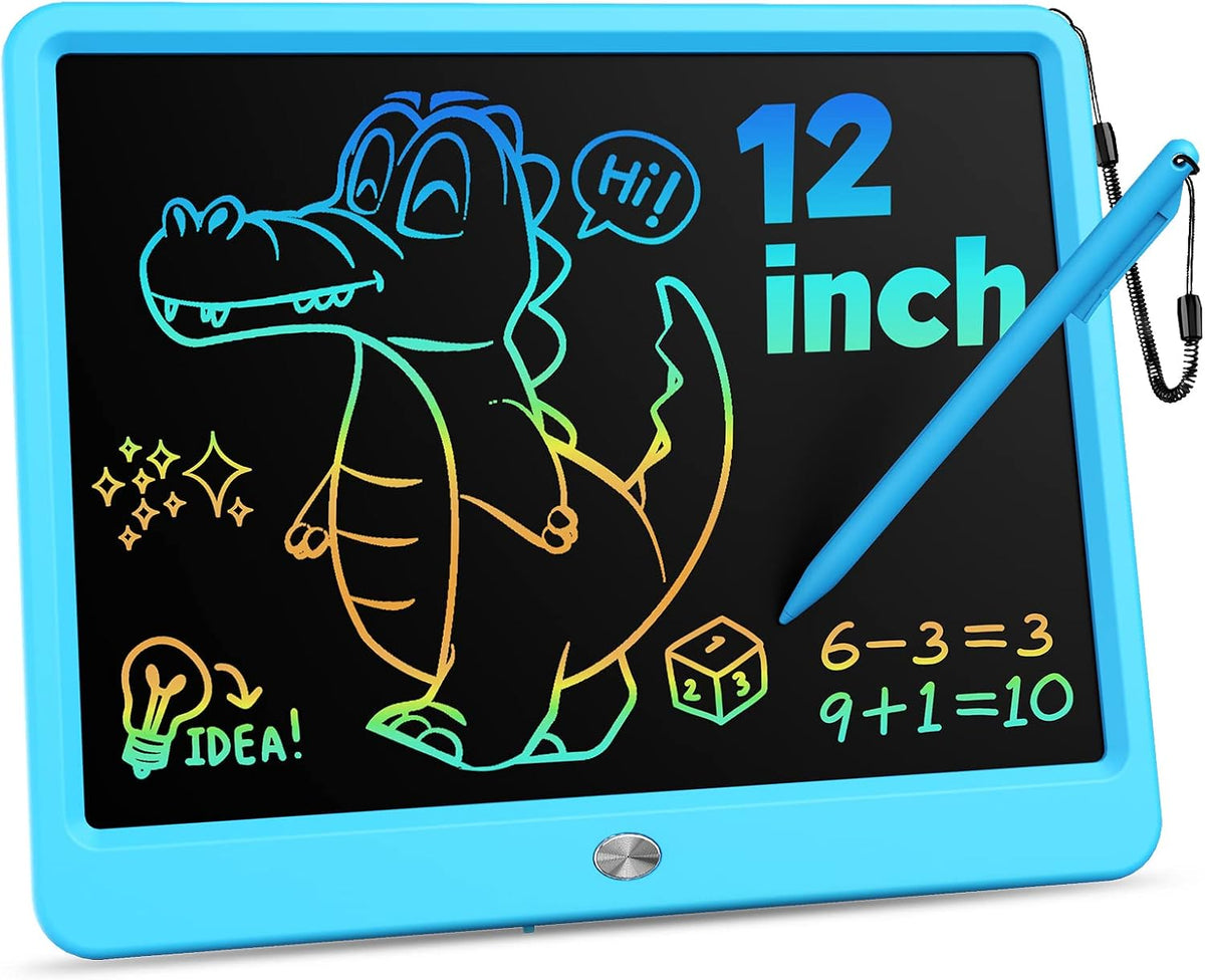 KOKODI 12 Inch LCD Writing Tablet with Anti-Lost Stylus - Blue / 12 inch