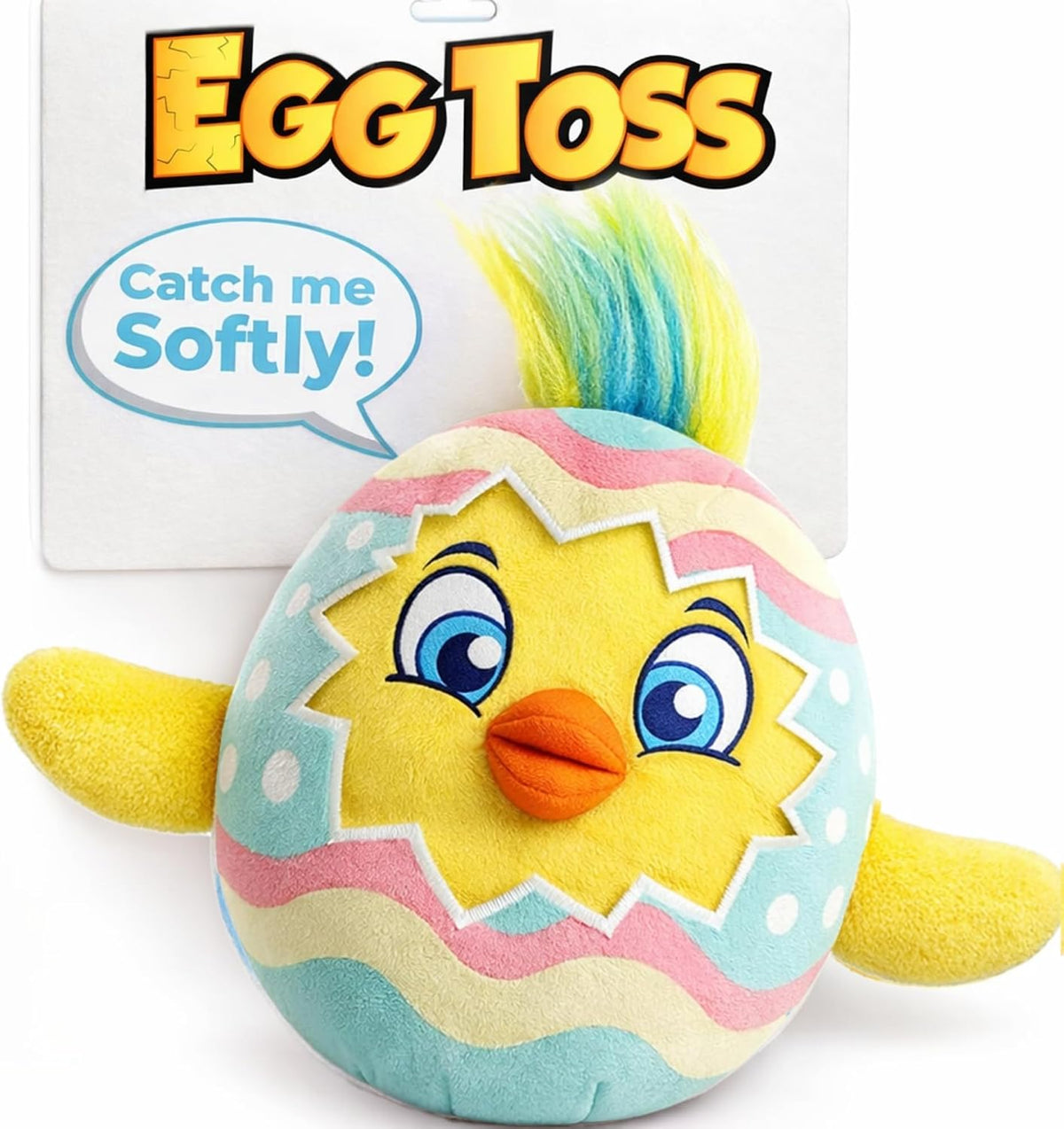Move2Play, Egg Toss, Hilariously Wild Active Party Game for Kids - Egg Teal