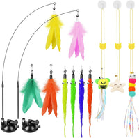 12PCS Interactive Kitten Toys - Suction Cup Toys