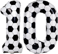 40'' Purple K-pop Number 5 Balloon for Girl 5th Birthday Party - Soccer / Number 10 - XXL