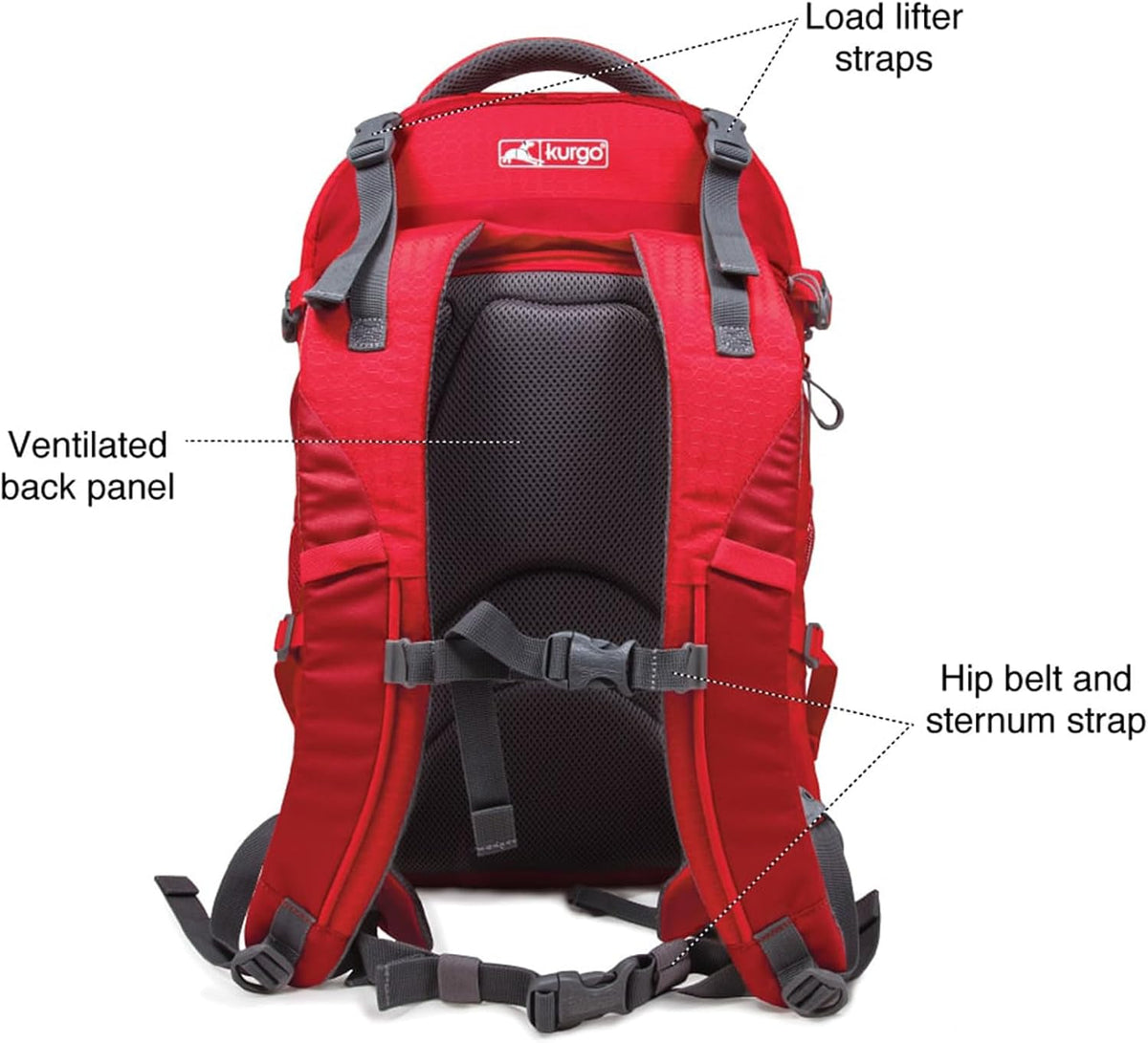 Kurgo G-Train Pet Carrier Backpack - Red - image 4