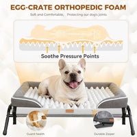 Lekereise Outdoor Elevated Dog Beds for Small Dogs - 31.7"L x 26.4"W x 8.7"Th - image 3