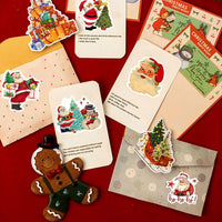 100PCS Vintage Christmas Stickers - Christmas a - image 2