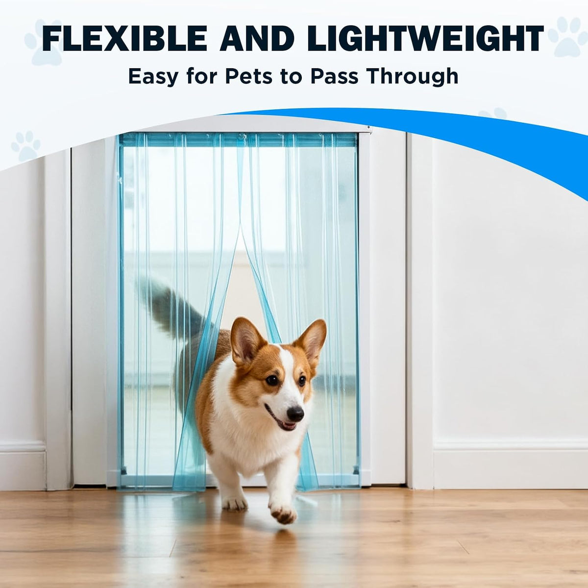 13.7 in x 4.9 ft Dog Door Replacement Flaps - 9.8 in x 4.9 ft - image 4
