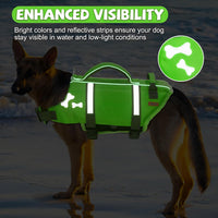 EMUST Dog Life Jacket, Waterproof, Breathable - L / NewGreen - image 4