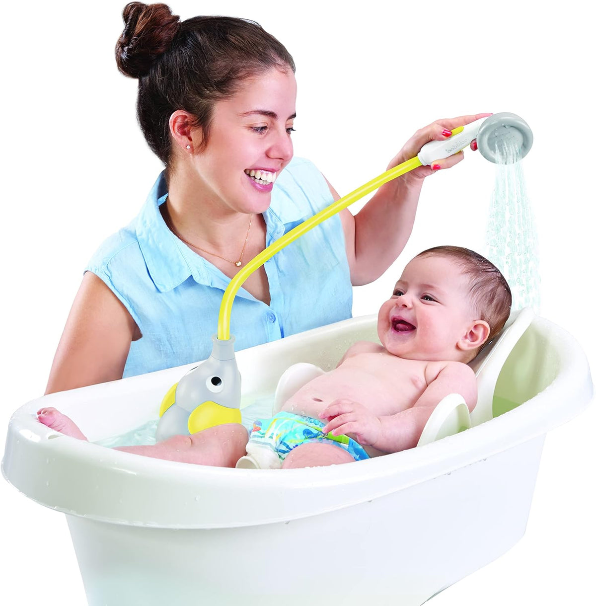 Yookidoo Baby Bath Shower Head - Yellow / 2 - image 4