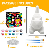 Goodyking Paint Your Own Cat Lamp Kit - Laying Cat 1pcs - image 2