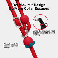 VETRESKA Hands-Free Dog Leash - Strawberry Red - image 2