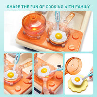 CUTE STONE Color Changing Kitchen Sink Toys - Dark Blue - image 3