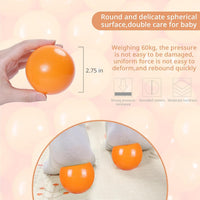 Heopeis green ball pit balls, 2.75 inches, crush proof plastic for kids - view 18