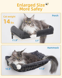 Heavy Duty Cat Wall Shelves for Large Cats - 5-in-1 - image 4