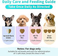Probiotics for Dogs, Digestive Enzymes for Gut Health Support, Dog Fiber Supplement with Pumpkin for Diarrhea & Bowel Support, Upset Stomach & Gas Relief, Constipation - 90 Count Beef Flavor