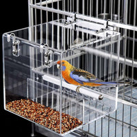 No Mess Bird Feeder for Cage - Small