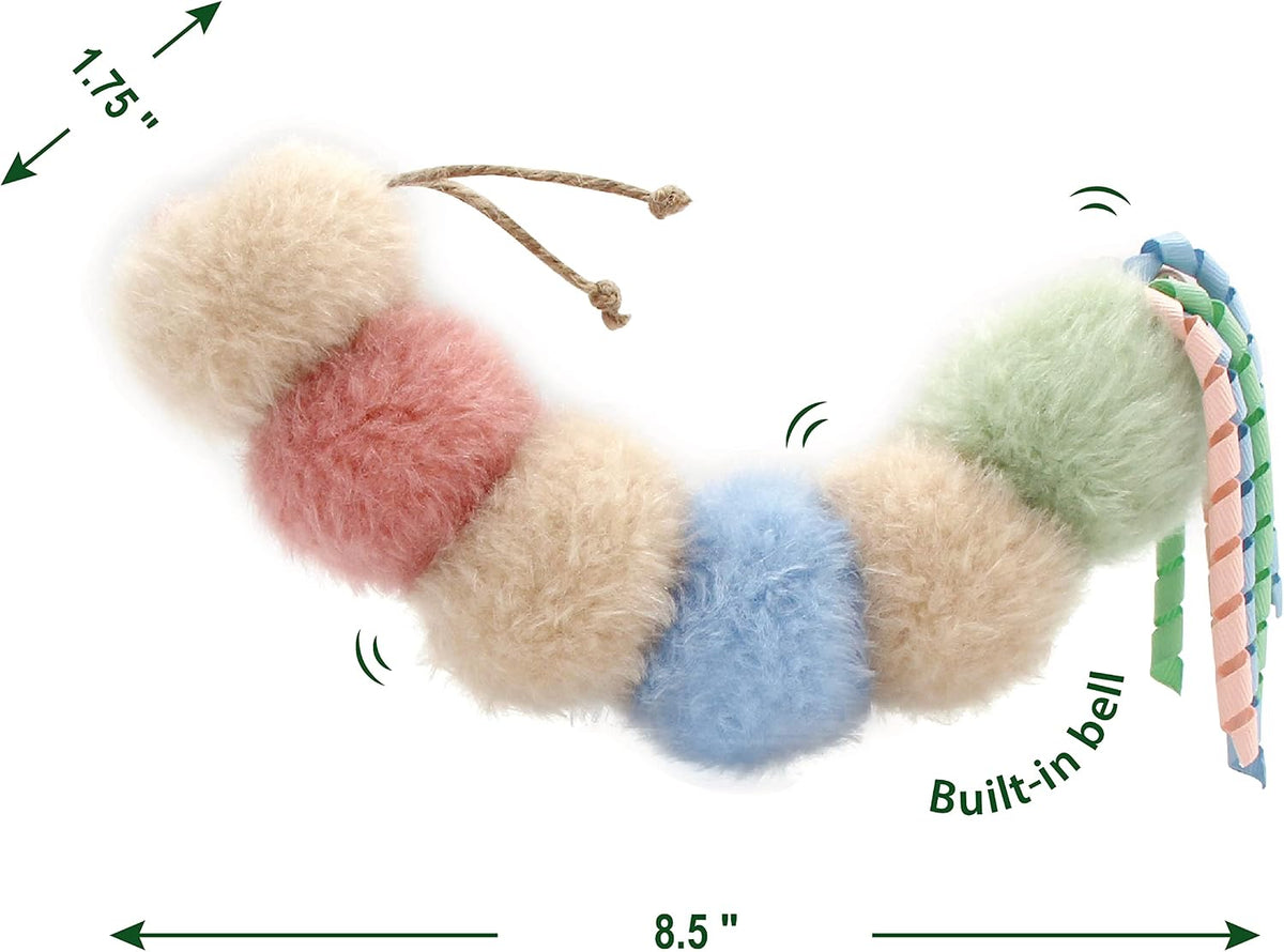 Jumpaws Interactive Natural Catnip Toy, with Rattle - Large/ 1 Pack/ Cat Kicker - image 4