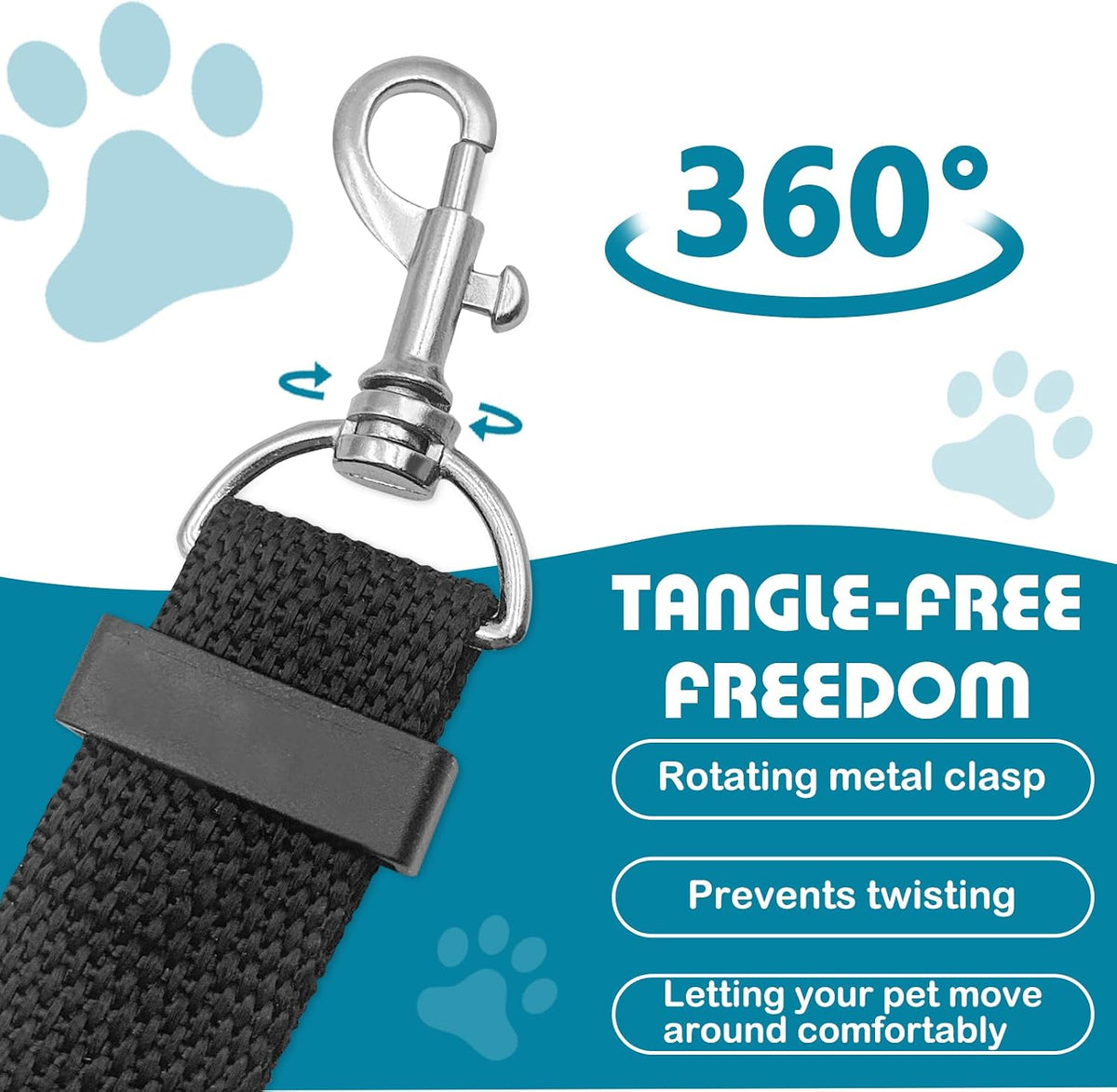 2 Pack Adjustable Dog Car Seat Belt - image 4