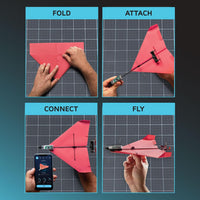 POWERUP 4.0 Dragon Paper Airplane Kit Smartphone App Controlled RC - PU 4.0 - image 2