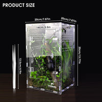 Acrylic Jumping Spider Enclosure, Insect Terrarium for Spiders - Large - image 2