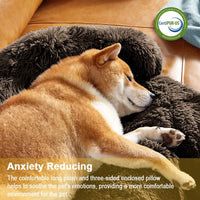 Codi Dog Couch Bed, Sofa Cover Mat - 45.0"L x 37.0"W x 6.0"Th / Ash Brown - image 2