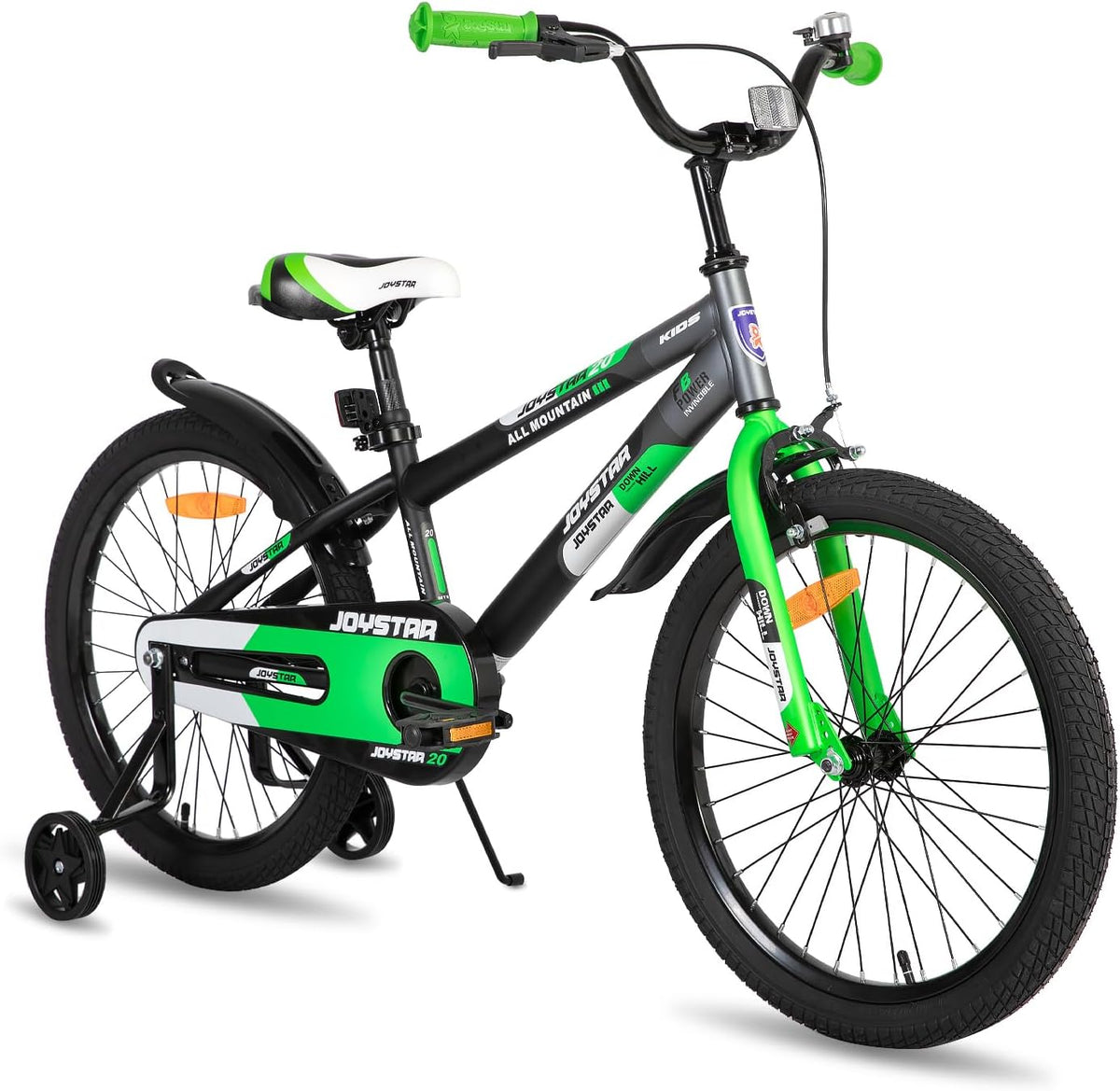 JOYSTAR New Berry Kids Bike for Boys and Girls Ages 3-10Y – Fun for Kids & Family - Green / 20 Inch Wheels