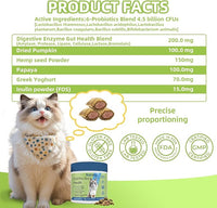Cat Probiotic for Digestive & Gut Health - 150 Dual Texture Crunchy & Creamy Bites - Relief for Constipation, Diarrhea & Sensitive Stomach with Prebiotics & Taurine for Kittens & Seniors