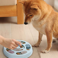 DR CATCH Dog Puzzle,Dogs Food Toys for IQ Training & Mental Enrichment,Dog Treat Puzzle(Blue)
