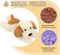Highland Cow Stuffed Animals - White and Brown Puppy - image 4