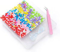 Pixnest 5 pack picky pads, rainbow fidget picking pads 3.34 inch with tweezer - view 4