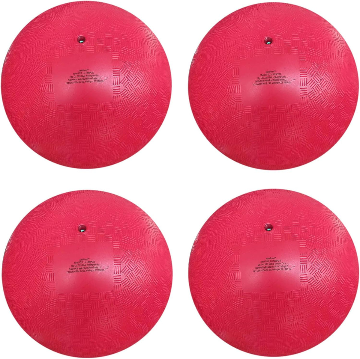 AppleRound 8.5-inch Dodgeball Playground Balls - Red - image 2