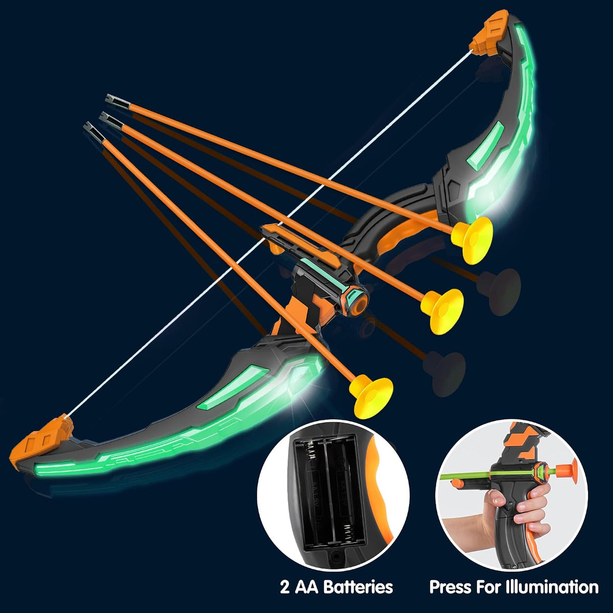 JOYIN Kids Bow and Arrow Set - Green - image 2