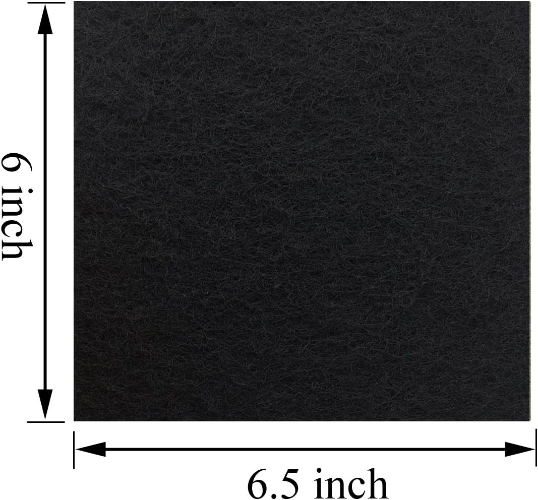 6 Pack Charcoal Cat Litter Box Replacment Filter Hooded Cat Litter - Cut-to-Fit Filters - image 3