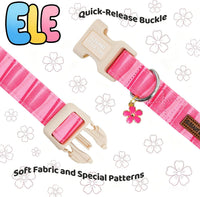 Elegant little tail Fall Dog Collar - P-Pink / Large (Pack of 1) - image 4