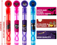 Digwry Halloween mini bubble wands with Halloween-themed stickers - view 3