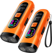 Dog Bark Deterrent Devices Anti Barking Device for Dogs Ultrasonic - Orange / 2 Pack