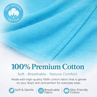 Lovelonglong Pet Clothing Dog Costumes Basic Blank T-Shirt Tee Shirts - XXL (-30lbs) / Turquoise - image 2
