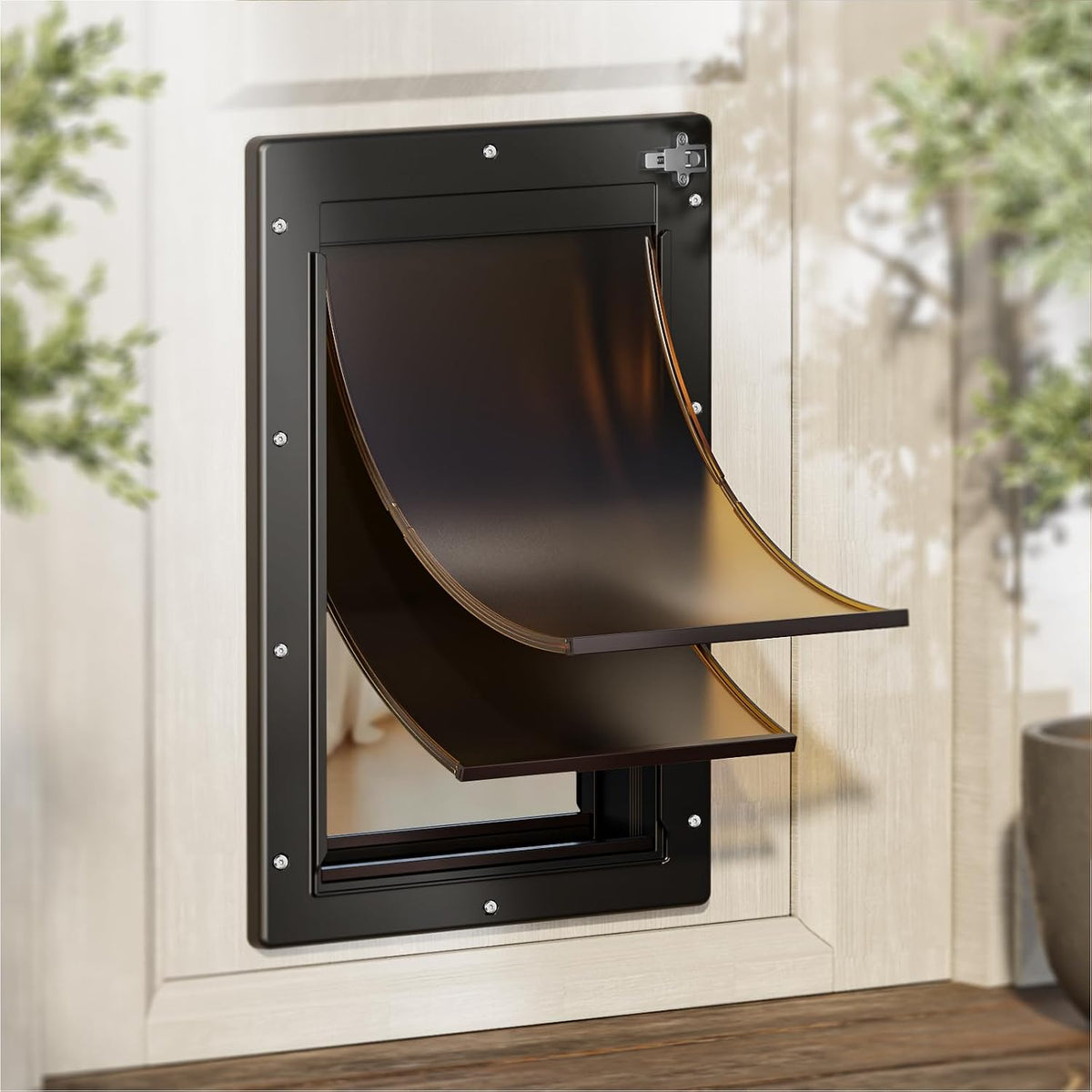 Plastic Dog Door, Large Doggy Door for Door – Essentials for Dogs - Large