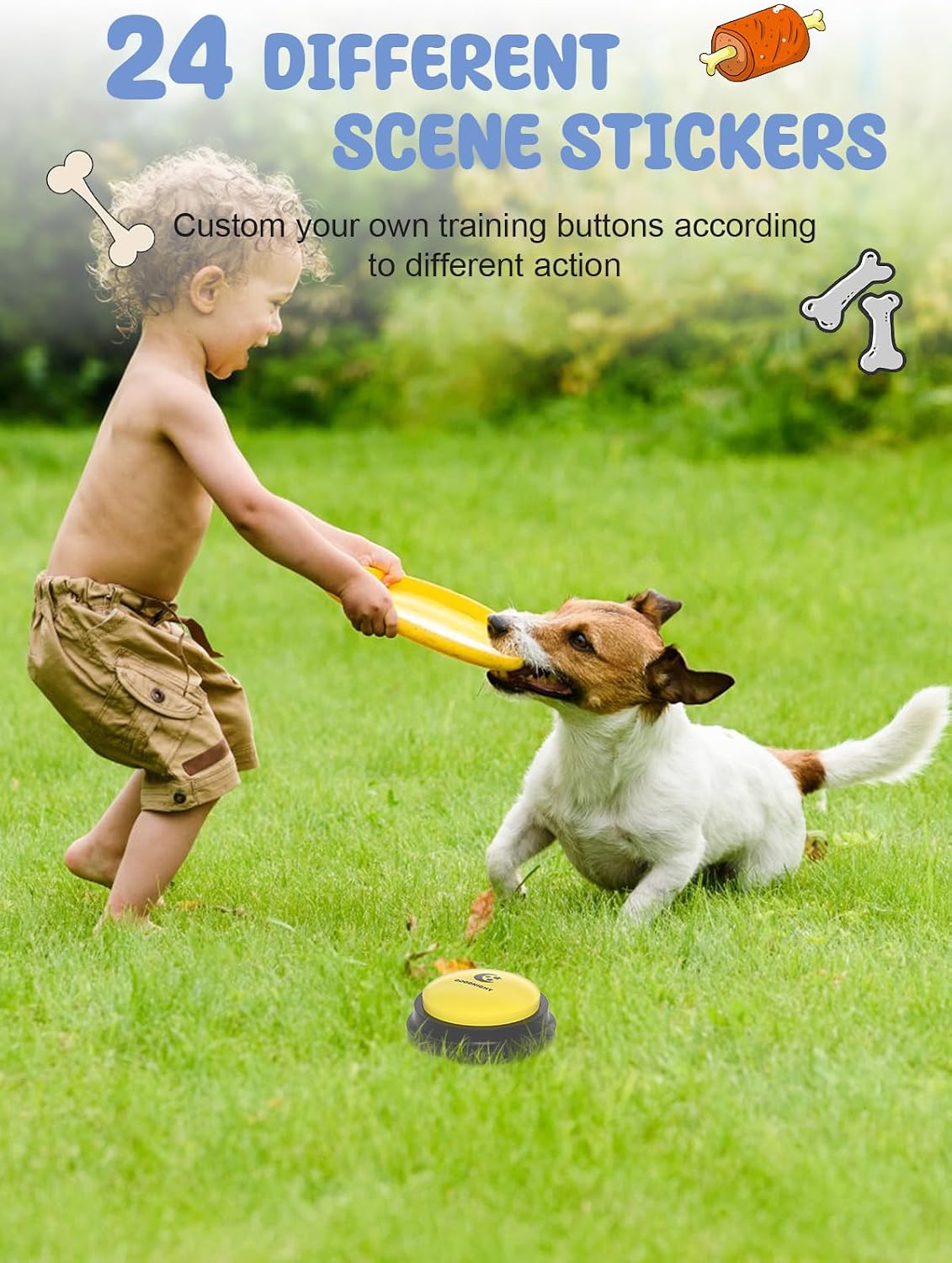 Dog Buttons for Communication - A-4 Pack - image 3