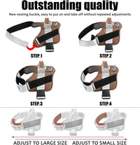 Bolux Dog Harness, No-Pull Reflective Dog Vest - Small (Pack of 1) / Brown - image 3