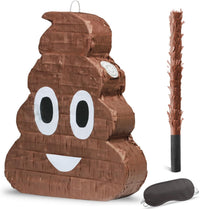 EnriQ Halloween pumpkin pinata in bright tissue paper, 17 x 13 inches