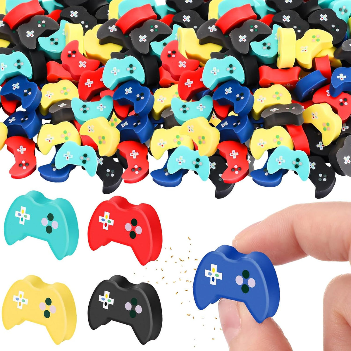 Chivao mini dog erasers for kids, 72 rubber erasers in poodle, pug, corgi and dachshund styles - view 5