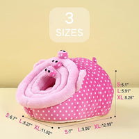 JanYoo Chinchilla House Ferret Bed Accessories Tunnel Pouch for Hedgehog Supplies