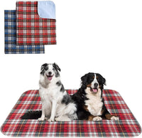 Dog Grass Pad with Washable Pee Pads for Puppy Potty Tray - Red & Blue / 36*41in 2 Pack