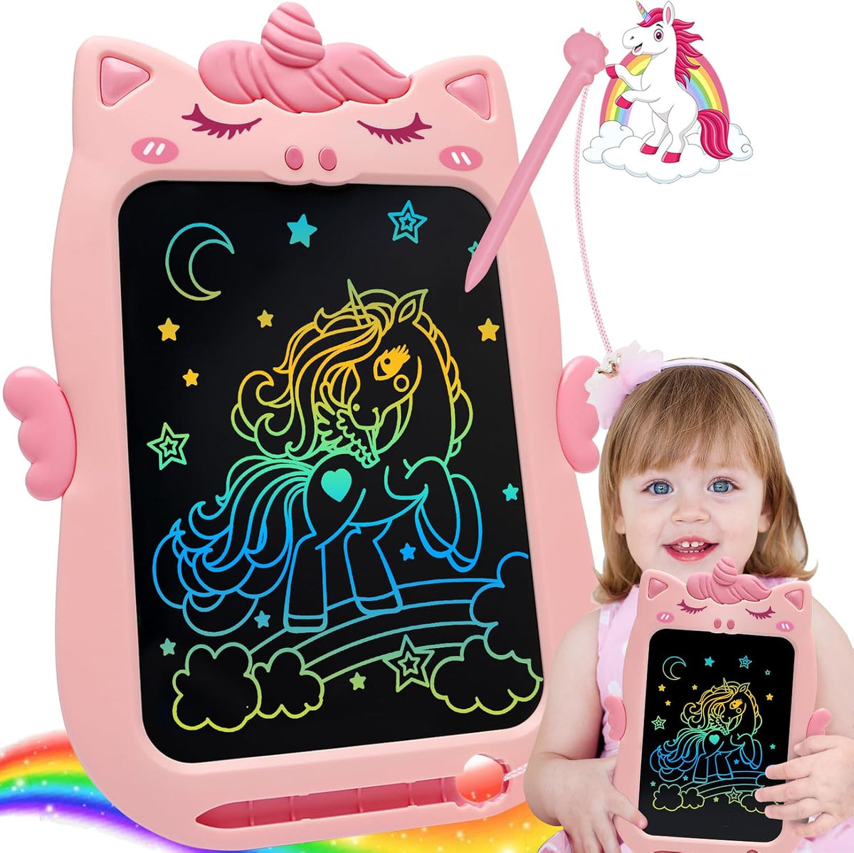YUBALEER Toys for 1 2 3 Year Old Girl Gifts - Pink