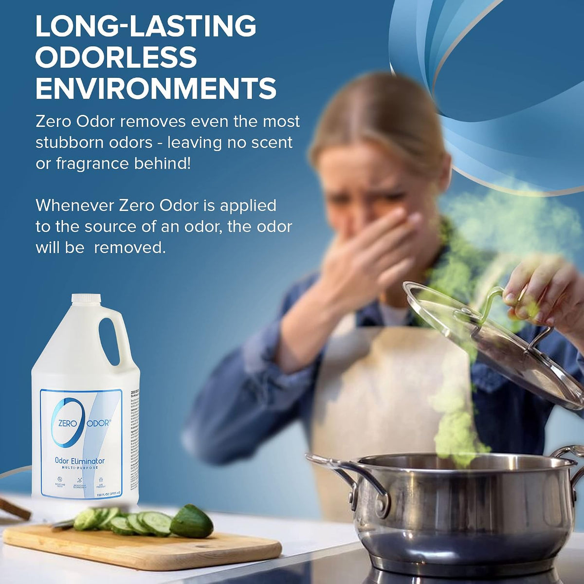 Zero Odor Multi-Purpose Odor Eliminator - 128 Fl Oz (Pack of 2) - image 4