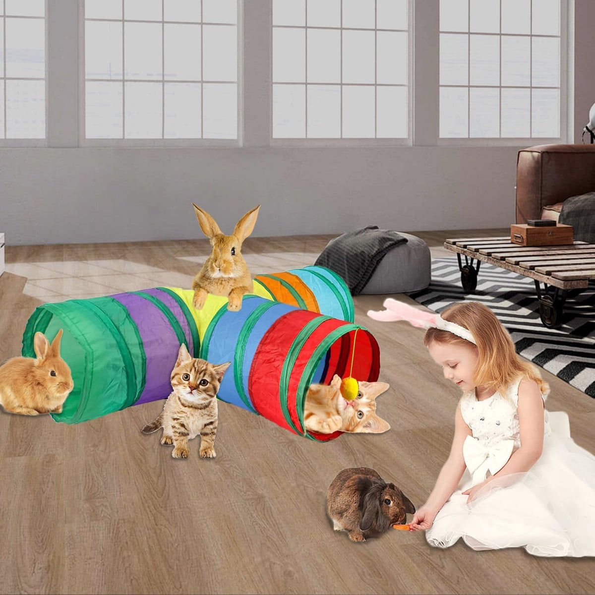 Rabbit Toys, Bunny Tunnels & Tubes - image 3