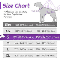 Eagloo Dog Harness Small Sized Dog, No Pull Service Vest with Reflective Strips and Control Handle, Adjustable and Comfortable for Walking, No Choke Pet Harness with 2 Metal Rings, Purple, S