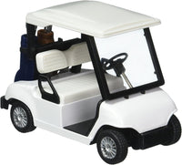 KiNSFUN Golf Cart 4½" Die Cast Metal Model Pullback Action Toy – Fun for Kids & Family - No Decal