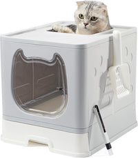Vealind Covered Litter Box with Lid