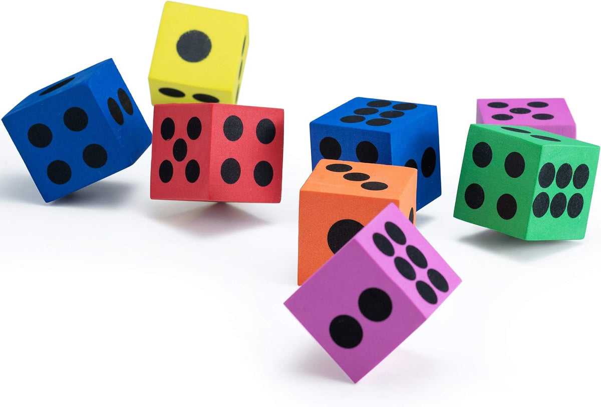 Foam Dice Set, Bulk Pack of 36, Use for Kids, Classrooms - 36-Pcs - image 2