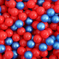 GUESVOT ball pit balls, 100 crush proof plastic balls with reusable storage bag - view 4